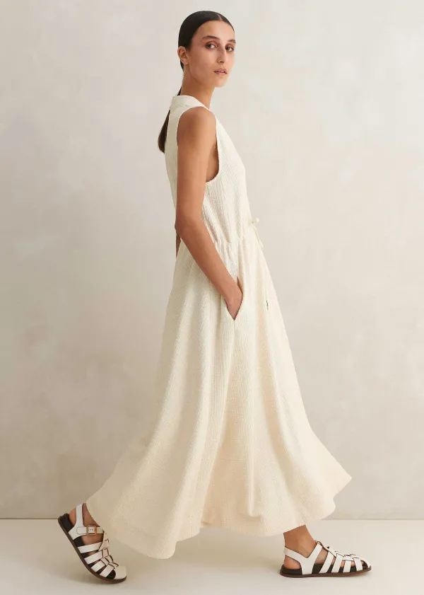 ME+EM Textured Maxi Dress | Women Maxi Dresses