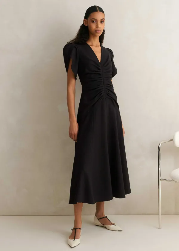 textured_pleat_front_midi_dress_2-2.webp ME+EM Textured Pleat Front Midi Dress | Women Midi Dresses