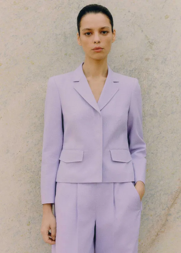 textured_short_fitted_contour_jacket_2.webp ME+EM Textured Short Fitted Contour Jacket | Women Blazers