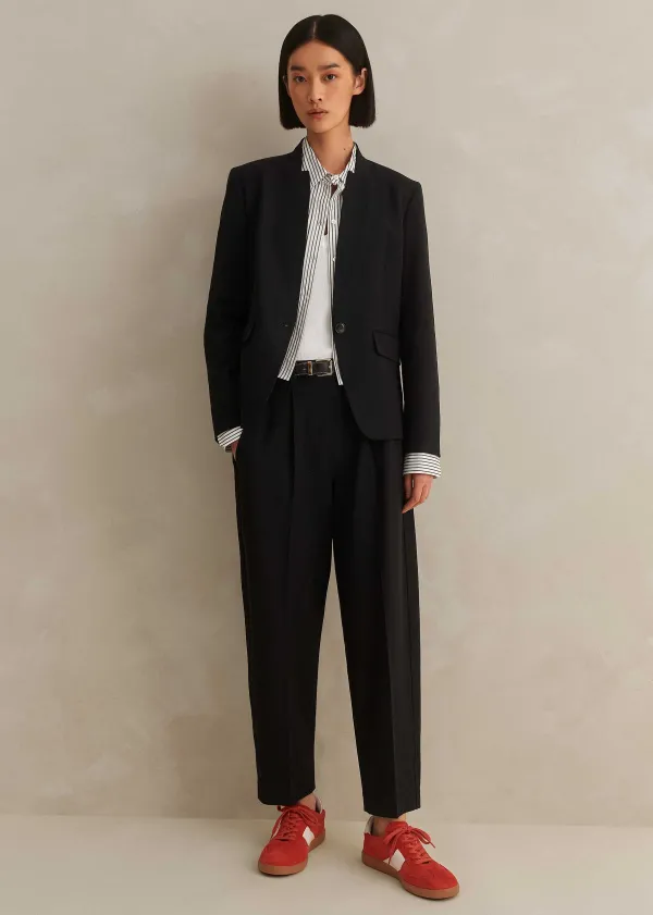 ME+EM Textured Tailoring Tapered Trouser Suit | Women Suits And Co-Ords