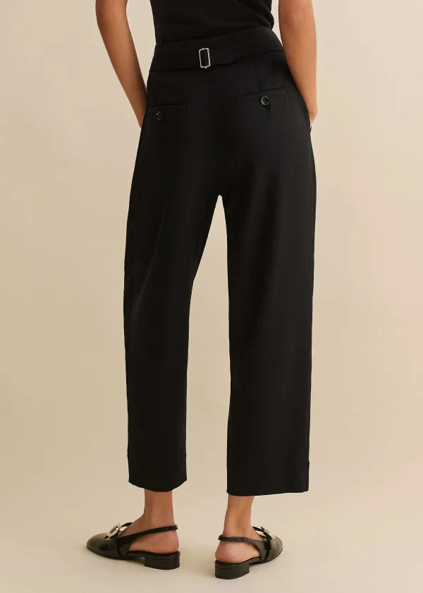 textured_weave_crop_tapered_trouser_5.webp ME+EM Textured Weave Crop Tapered Trouser | Women Tapered Trousers