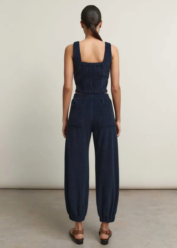 ME+EM Towelling Jogger + Bralette Co-Ord | Women Suits And Co-Ords
