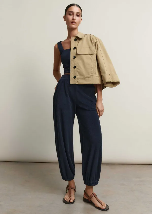 ME+EM Towelling Relaxed Jogger | Women Joggers