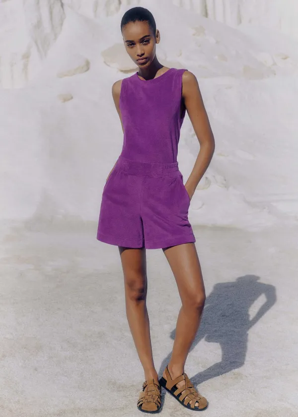 ME+EM Towelling Short | Women Shorts