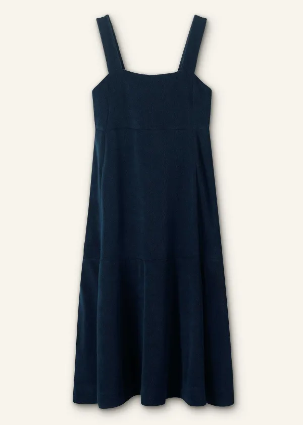 ME+EM Towelling Sleeveless Midi Dress | Women Midi Dresses