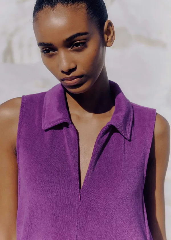 towelling_sleeveless_swing_dress_4.webp ME+EM Towelling Sleeveless Swing Dress | Women Short Dresses