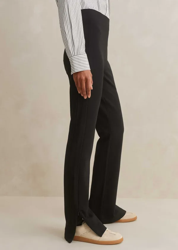 ME+EM Travel Tailoring Adjustable Slim Flare Trouser | Women Travel Tailoring