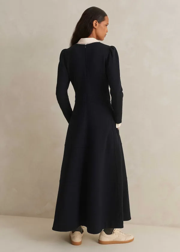 ME+EM Travel Tailoring Fit And Flare Maxi Dress | Women Maxi Dresses