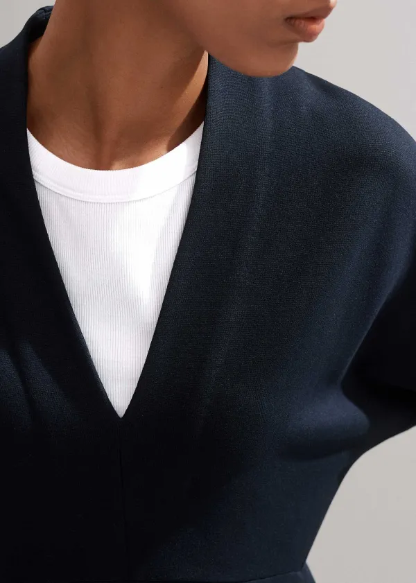 travel_tailoring_fit_and_flare_midi_dress_6.webp ME+EM Travel Tailoring Fit And Flare Midi Dress | Women Midi Dresses