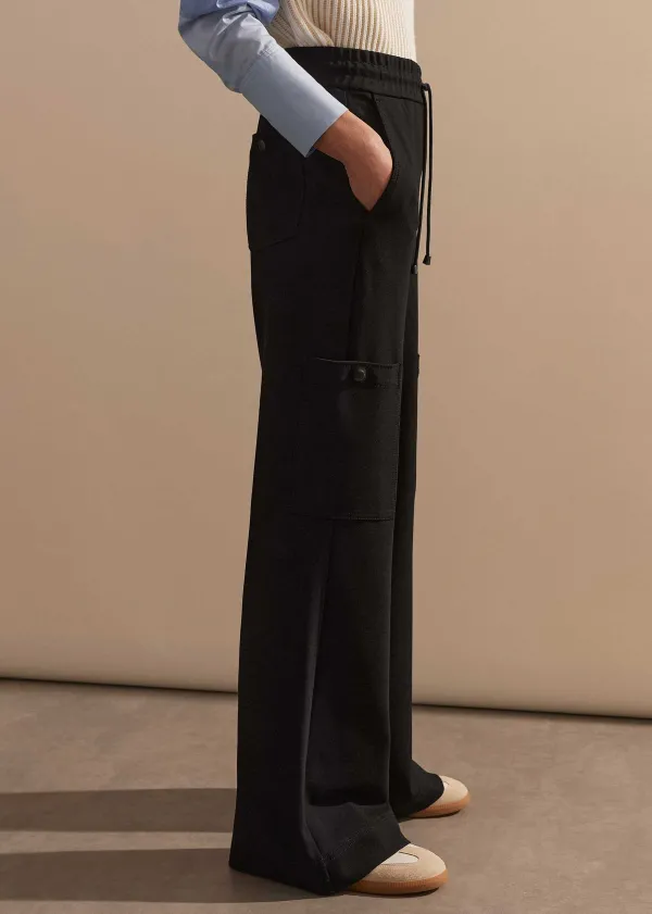 ME+EM Travel Tailoring Flared Cargo Trouser | Women Cargo Trousers