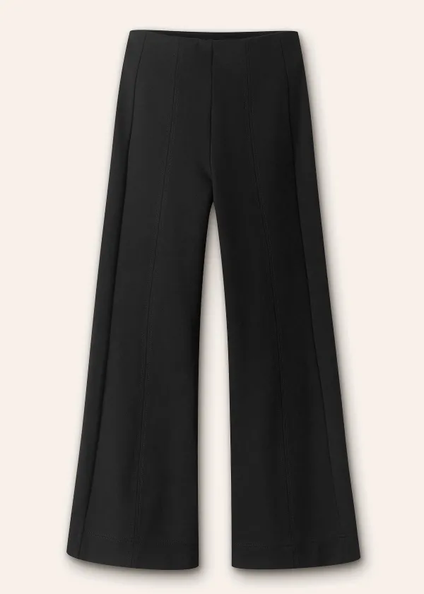 ME+EM Travel Tailoring Kick Flare Short Trouser | Women Travel Tailoring