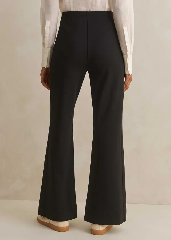 travel_tailoring_kick_flare_short_trouser_4.webp ME+EM Travel Tailoring Kick Flare Short Trouser | Women Travel Tailoring