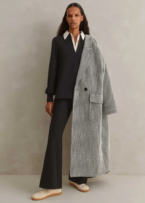 travel_tailoring_kick_flare_short_trouser_6.webp ME+EM Travel Tailoring Kick Flare Short Trouser | Women Travel Tailoring