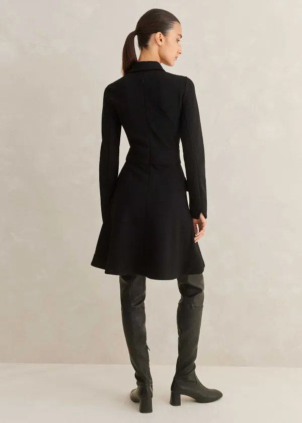 ME+EM Travel Tailoring Military Mini Dress | Women Short Dresses