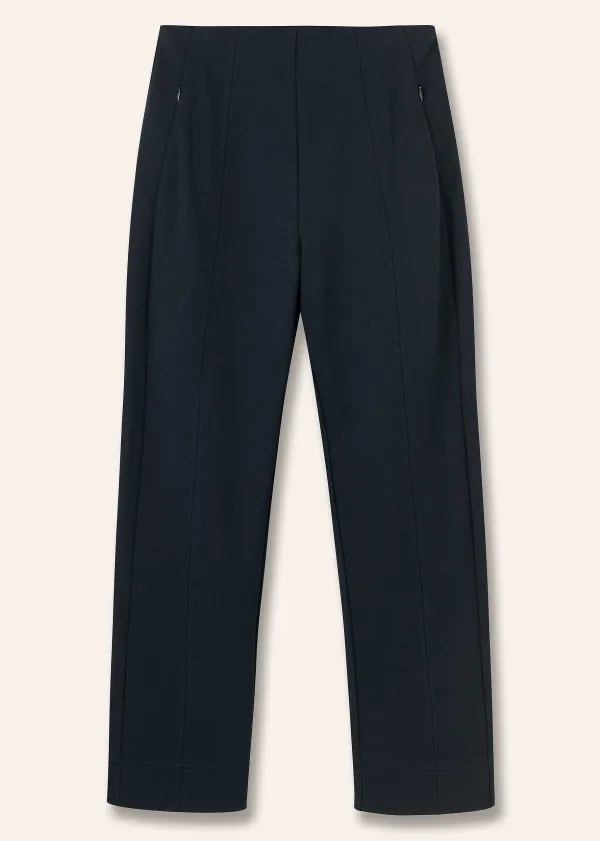 ME+EM Travel Tailoring Pull On Slim Crop Trouser | Women Slim Trousers