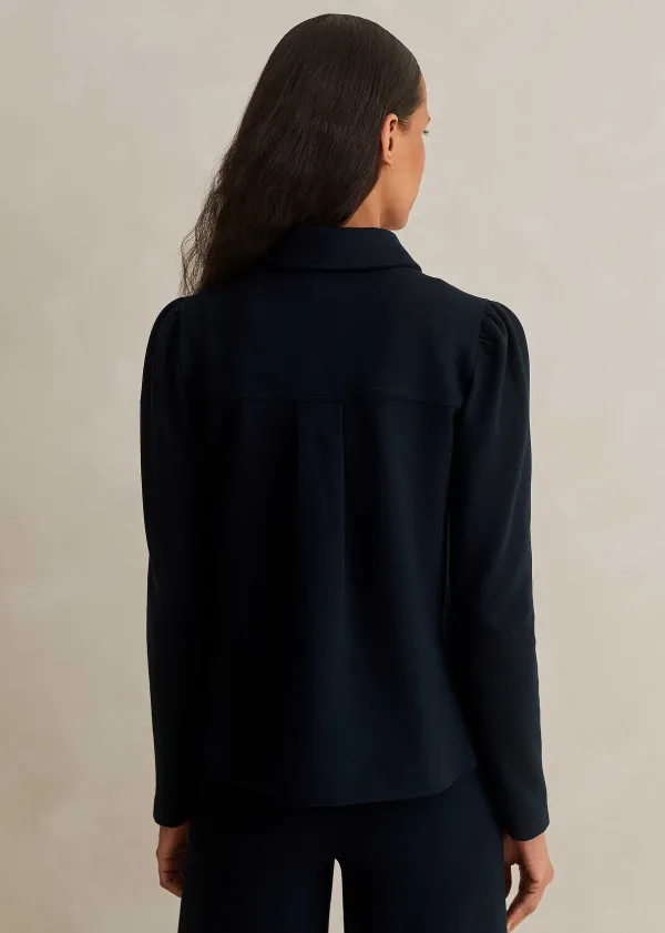 travel_tailoring_shirt_collar_swing_top_2-1.webp ME+EM Travel Tailoring Shirt Collar Swing Top | Women Sweatshirts & Long Sleeve Tops