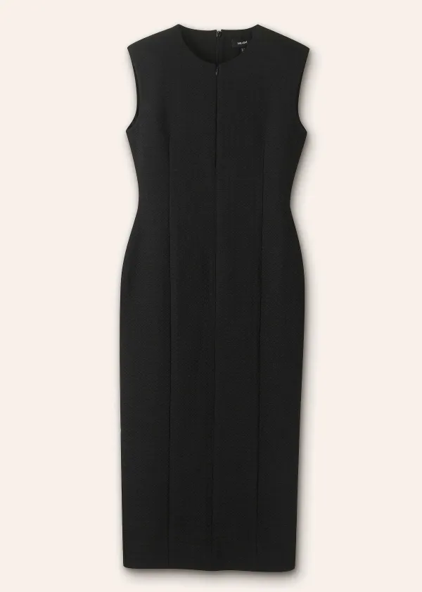 ME+EM Travel Tailoring Sleeveless Pencil Dress | Women Midi Dresses