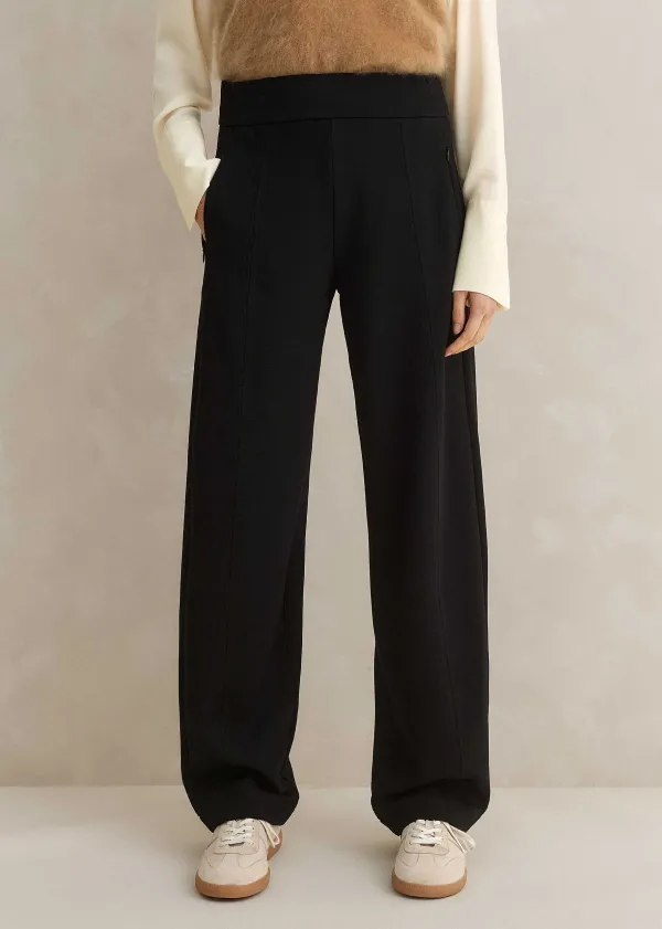 ME+EM Travel Tailoring Slim Barrel Trouser | Women Slim Trousers