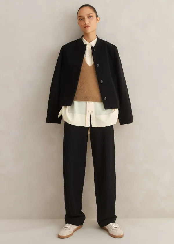 travel_tailoring_slim_barrel_trouser_2.webp ME+EM Travel Tailoring Slim Barrel Trouser | Women Slim Trousers