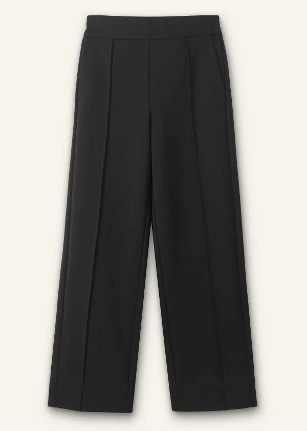 ME+EM Travel Tailoring Turn-Up Straight Leg Trouser | Women Slim Trousers