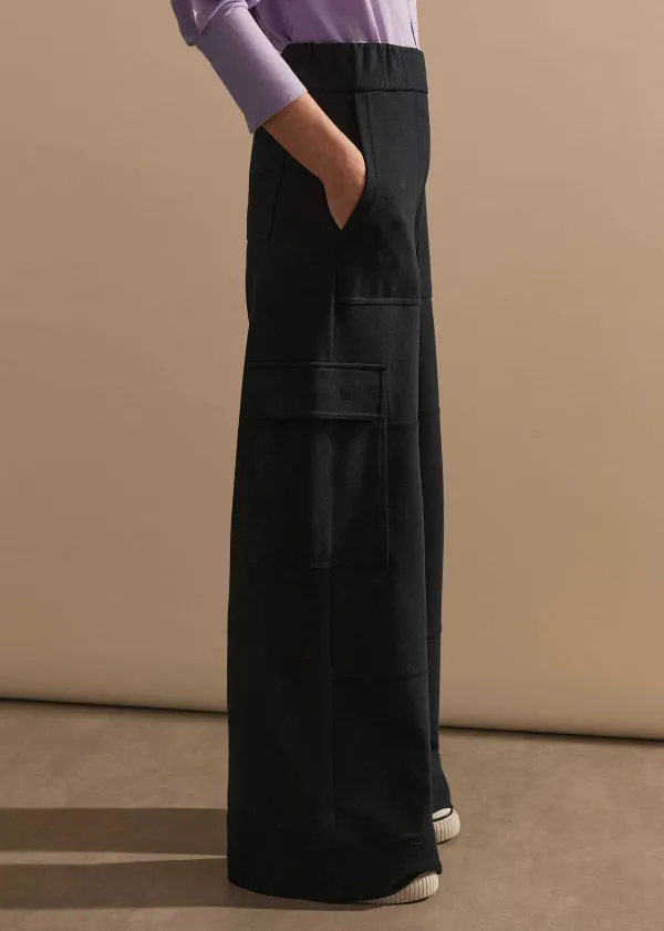 ME+EM Travel Tailoring Wide-Leg Cargo Trouser | Women Wide-Leg Trousers