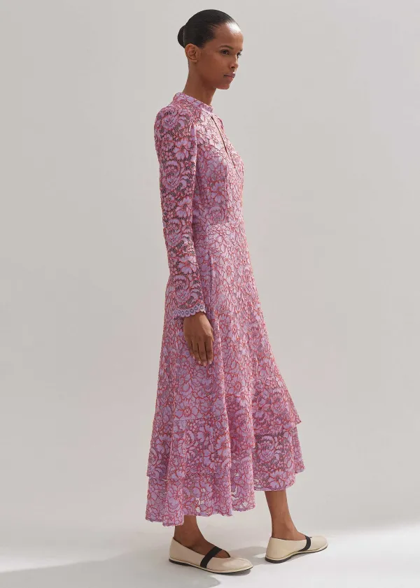 twotone_lace_midi_dress_3.webp ME+EM Two-Tone Lace Midi Dress | Women Midi Dresses