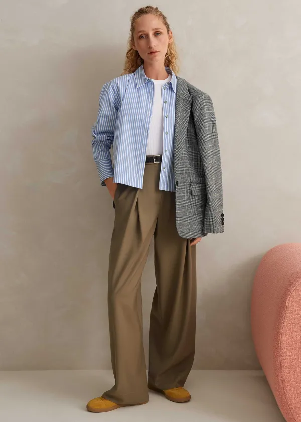 ultimate_fitted_rib_crew_neck_tee_4.webp ME+EM Ultimate Fitted Rib Crew Neck Tee | Women T-Shirts