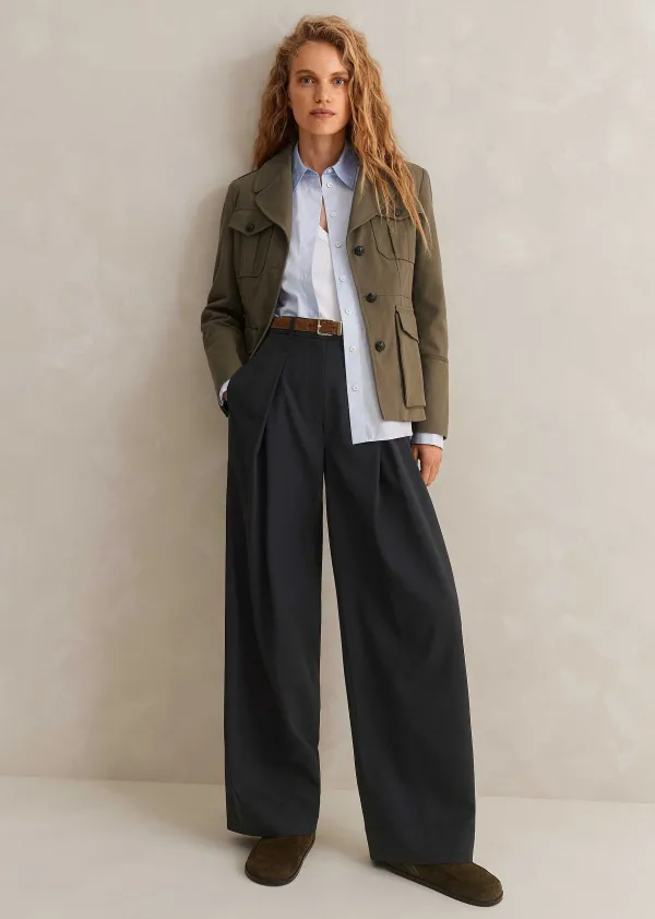 ME+EM Ultimate Fitted Rib V-Neck Tee | Women T-Shirts