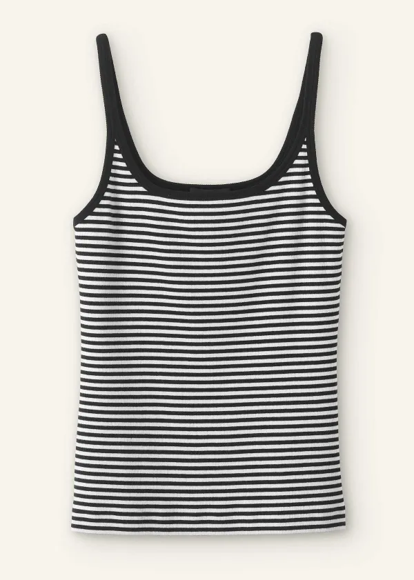 ME+EM Ultimate Stripe Rib Cami | Women T-Shirts