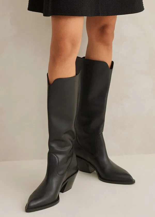 ME+EM Western Knee High Boot | Women Boots