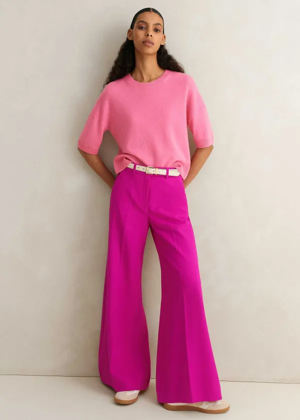 ME+EM Wide-Leg Flare Trouser | Women Wide-Leg Trousers