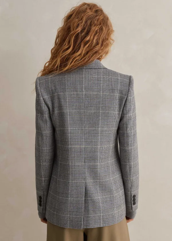 wool_check_boyfriend_blazer_2.webp ME+EM Wool Check Boyfriend Blazer | Women Blazers